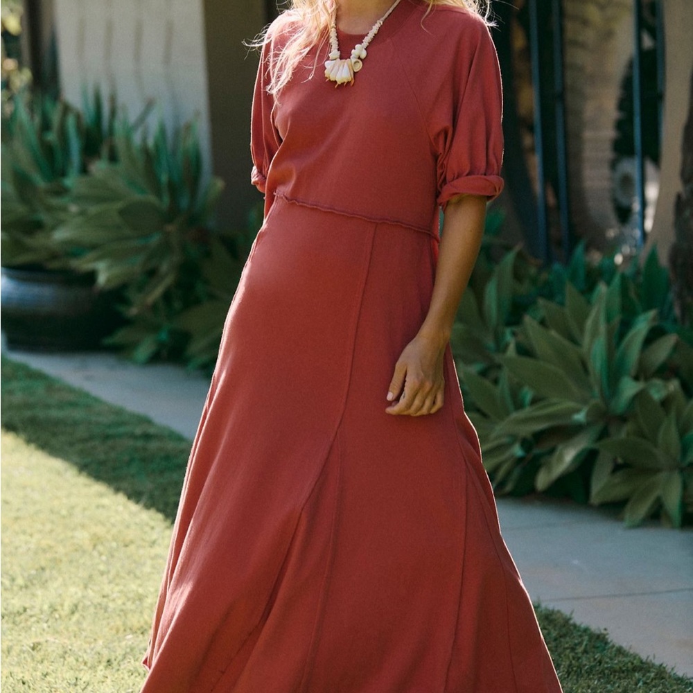 Free People Red Maxi Dress